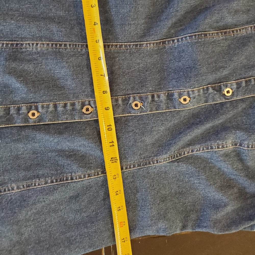Denim Button-down tie-waist jesse jeans Dress - Picture 13 of 14